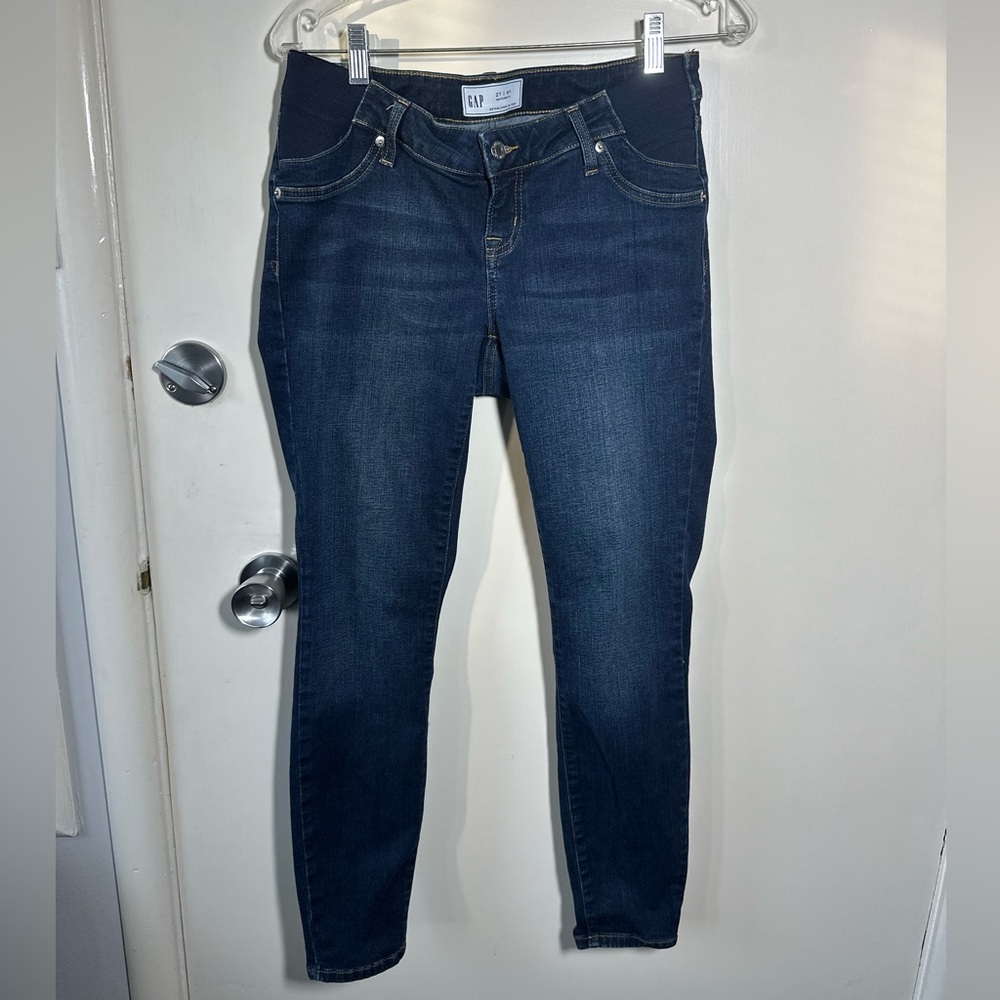 GAP Women's Skinny Jeans - Dark Wash Blue